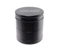 Santa Cruz Shredder Herb and Spice Grinder Made in USA (Medium (2.2 Inch), Black)