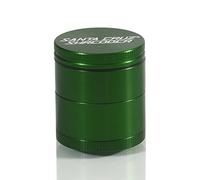 Santa Cruz Shredder Metal Herb Grinder Knurled Top for Stronger Grip 2-Piece Small (Mini) 1.7" (Green)