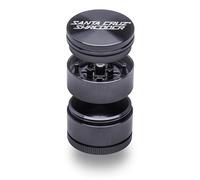 Santa Cruz Shredder Metal Herb Grinder Knurled Top for Stronger Grip 3 Piece Small 1.7" (Grey)