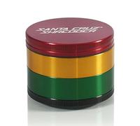 Santa Cruz Shredder Metal Spice Grinder Made in USA (Large (2.7 Inch), Rasta)