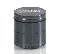Santa Cruz Shredder Metal Spice Grinder Made in USA (Medium (2.2 Inch), Grey)