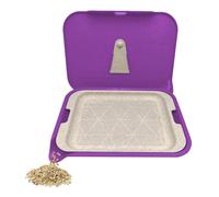 Santa Cruz Shredder Tray Kit with Spout for Easy Filling Smooth Rounded Edges - Small (Purple)