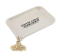 Santa Cruz Shredder Tray With Spout For Easy Filling Smooth Rounded Edges - Small (White)