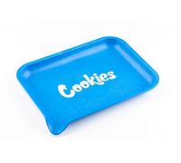 Santa Cruz Shredder x Cookies Hemp Tray with Spout for Easy Filling Smooth Rounded Edges (Blue)