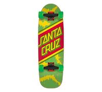 Santa Cruzer Complete Cruiser Rasta Tie Dye Street Skate - 8.79" x 29.05"