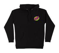 Santa Cruz Slime Scream Hoodie - Black (UK, Alpha, L, Regular, Regular, Black)