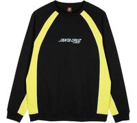 Santa Cruz Strip Front Racer Crew Sweatshirt Black L