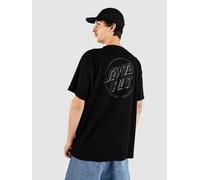 Santa Cruz Tonal Opus Dot Stripe T-Shirt black S