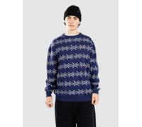Santa Cruz Wired Knit Crew Pullover midnight blue S