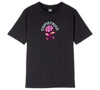 Santa Cruz - Women's Delfino Flower Front T-Shirt - T-shirt size 10, black