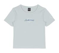 Santa Cruz - Women's Love Script Front T-Shirt - T-shirt size 8, grey
