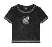 Santa Cruz - Women's Moon Dot Reflection Front T-Shirt - T-shirt size 6, black