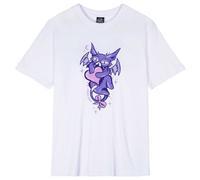 Santa Cruz - Women's Night Critter Front T-Shirt - T-shirt size 8, white
