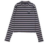 Santa Cruz - Women's Opus Dot Mock Neck L/S Top - Longsleeve size 10, grey