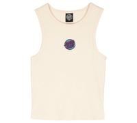 Santa Cruz - Women's Other Dot Emb Tank - Top size 14, white