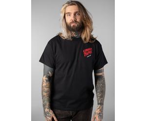 Santa Cruz x Stranger Things - Eddie Slasher Black - T-Shirt - black - M - 100% Cotton M