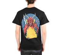 Santa Cruz x Stranger Things Hell Fire S/S T-Shirt - Black