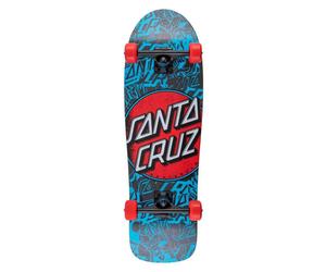 Santa Cruzer Factory Complete Skateboard Contra Distress Shaped Multi 31.7"