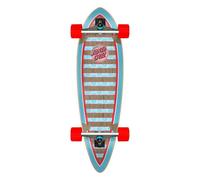 Santa Cruzer Factory Complete Skateboard Decoder Wave Pintail Multi 33"