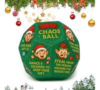 Santa Cube, Santa Swap Gift Dice, Funny Exchange, 12 Pages, 3 x 3 inches, Christmas Stocking Filler, Santa Exchange Gift, Christmas Party Exchange Dice Game