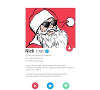 Santa Dating Profile NSFW Men's T-Shirt - White - M - White