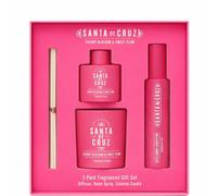 Santa de Cruz Cherry Blossom & Sweet Plum 3 Pack Fragranced Gift Set, Diffuser, Room Spray, Scented Candle