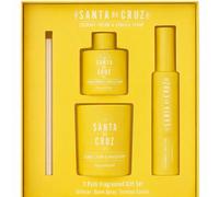 Santa de Cruz Coconut Cream & Vanilla Syrup 3 Pack Fragranced Gift Set, Diffuser, Room Spray, Scented Candle