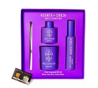 Santa De Cruz Diffuser, Room Spray, Candle Gift Set | Scented Home Fragrance Trio | Aroma Diffuser, Sticks, Spray, Candle Gifts for Women | Includes Safety Tips Guide (Vanilla & Lavender Sugar)