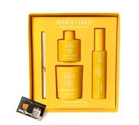 Santa De Cruz Diffuser, Room Spray, Candle Gift Set | Scented Home Fragrance Trio | Aroma Diffuser, Sticks, Spray, Candle Gifts for Women | Includes Safety Tips Guide (Coconut Cream & Vanilla Syrup)