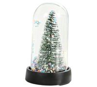 Santa Desk Lamp with Base Tree Elk Warm Lighting Home Decoration | Christmas Santa Claus Table Lamp for Desk Shelf Mantle Indoor Bedroom Living Room Office Farmhouse Winter