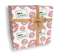 Santa Do Not Open Personalised Christmas Wrapping Paper - Supplied with 2 plain tags and recyclable