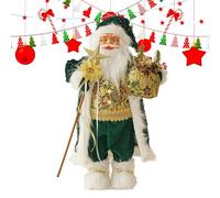 Santa Doll - Standing Christmas Figurine, Beautiful Design, Decorative Santa Figurine, Ideal as Festive at Christmas Parties and Home Decorations, Brings Joy