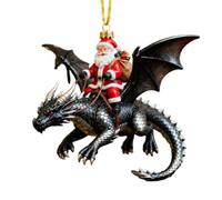 Santa Dragon Riders Collection 2D Santa Claus Acrylic Decor Collection