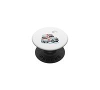Santa Driving Ambulance Christmas Driver Lover Snowing PopSockets Adhesive PopGrip
