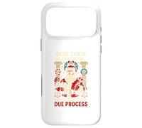 Santa Due Process Fun Mens Christmas Politics Case for iPhone 17 Pro Max