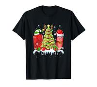 Santa Elf Teacher Tools Christmas Tree Cookies Job Team T-Shirt