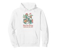 Santa Elves Workshop Christmas Holiday Retro 80s art Pullover Hoodie