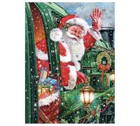 Santa Express Father Christmas in Train Ling Advent Calendar 340 x 250 mm with white envelope