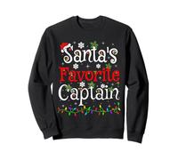 Santa Favorite Captain Christmas Family Lights Funny Xmas Sweatshirt