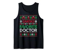 Santa Favorite Doctor Christmas Ugly Sweaters Family Xmas Tank Top
