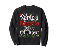 Santa Favorite Police Officer Christmas Family Funny Xmas Sweatshirt