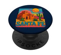 Santa Fe Adobe Sunset Southwest Desert Sunscape Style PopSockets Adhesive PopGrip