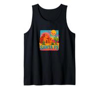 Santa Fe Adobe Sunset Southwest Desert Sunscape Style Tank Top