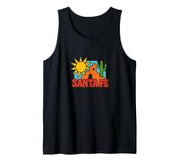 Santa Fe Adobe Sunset Southwest Desert Sunscape Style Tank Top
