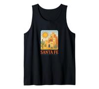 Santa Fe Adobe Sunset Southwest Desert Sunscape Style Tank Top