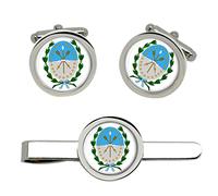 Santa Fe, Argentina Cufflinks and Tie Clip Set