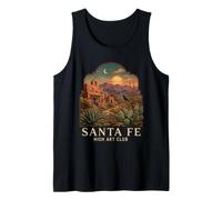 Santa Fe New Mexico Desert Art Club Adobe Raven Tank Top