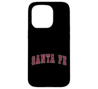 Santa Fe New Mexico Souvenir Sport College Style Red Text Case for iPhone 15 Pro