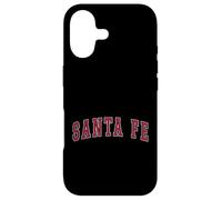Santa Fe New Mexico Souvenir Sport College Style Red Text Case for iPhone 17