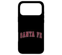Santa Fe New Mexico Souvenir Sport College Style Red Text Case for iPhone 17 Pro Max